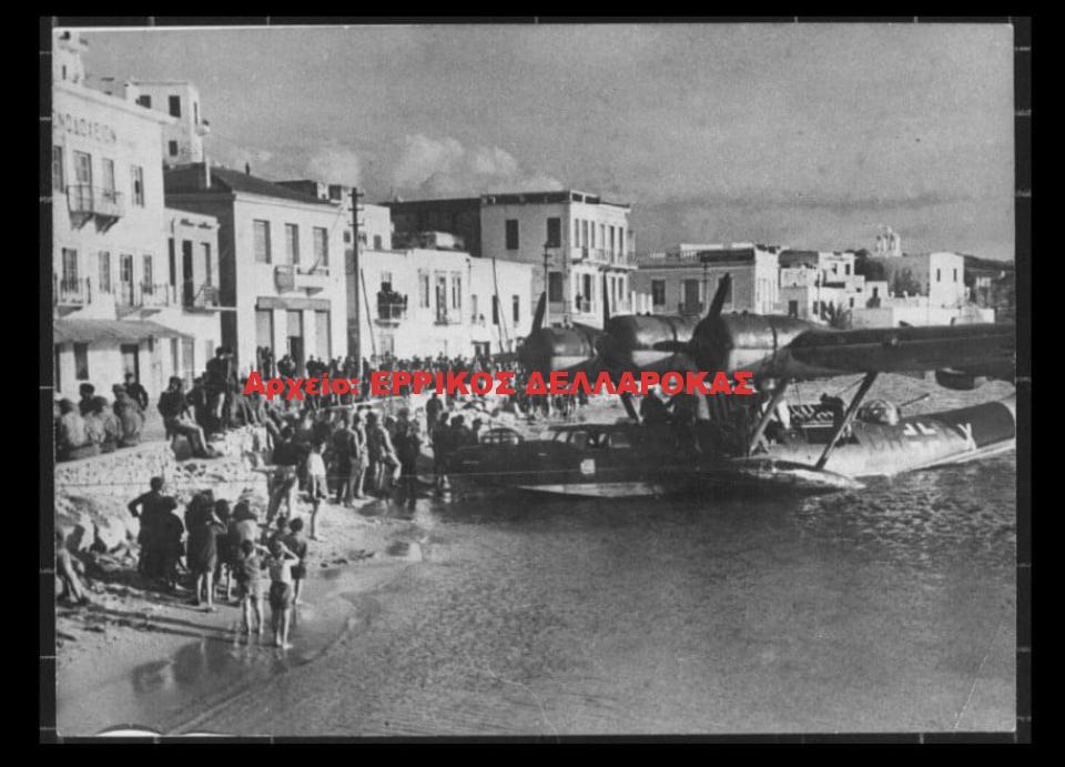 1943 Γερμανικό υδροπλάνο στην παραλία