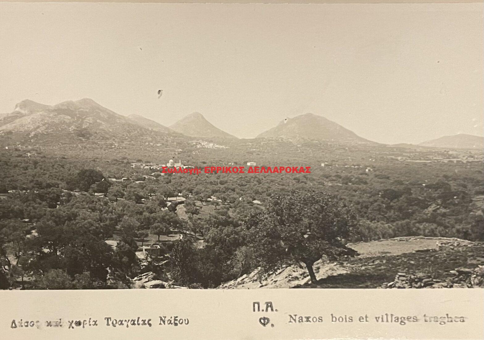 1926 Δάσος και χωρία Τραγαίας Νάξου