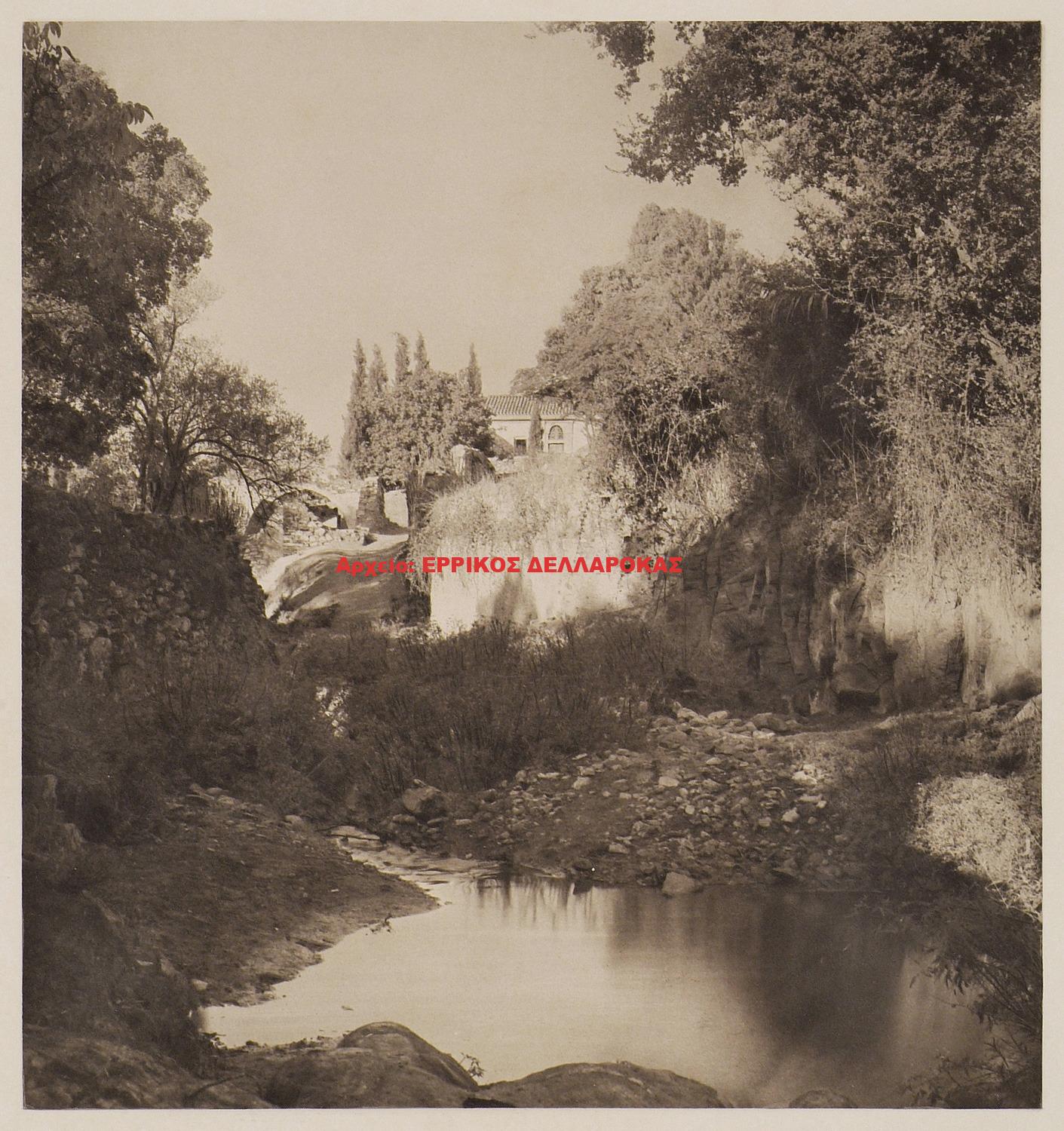 1919 Stream at Halki village, Naxos