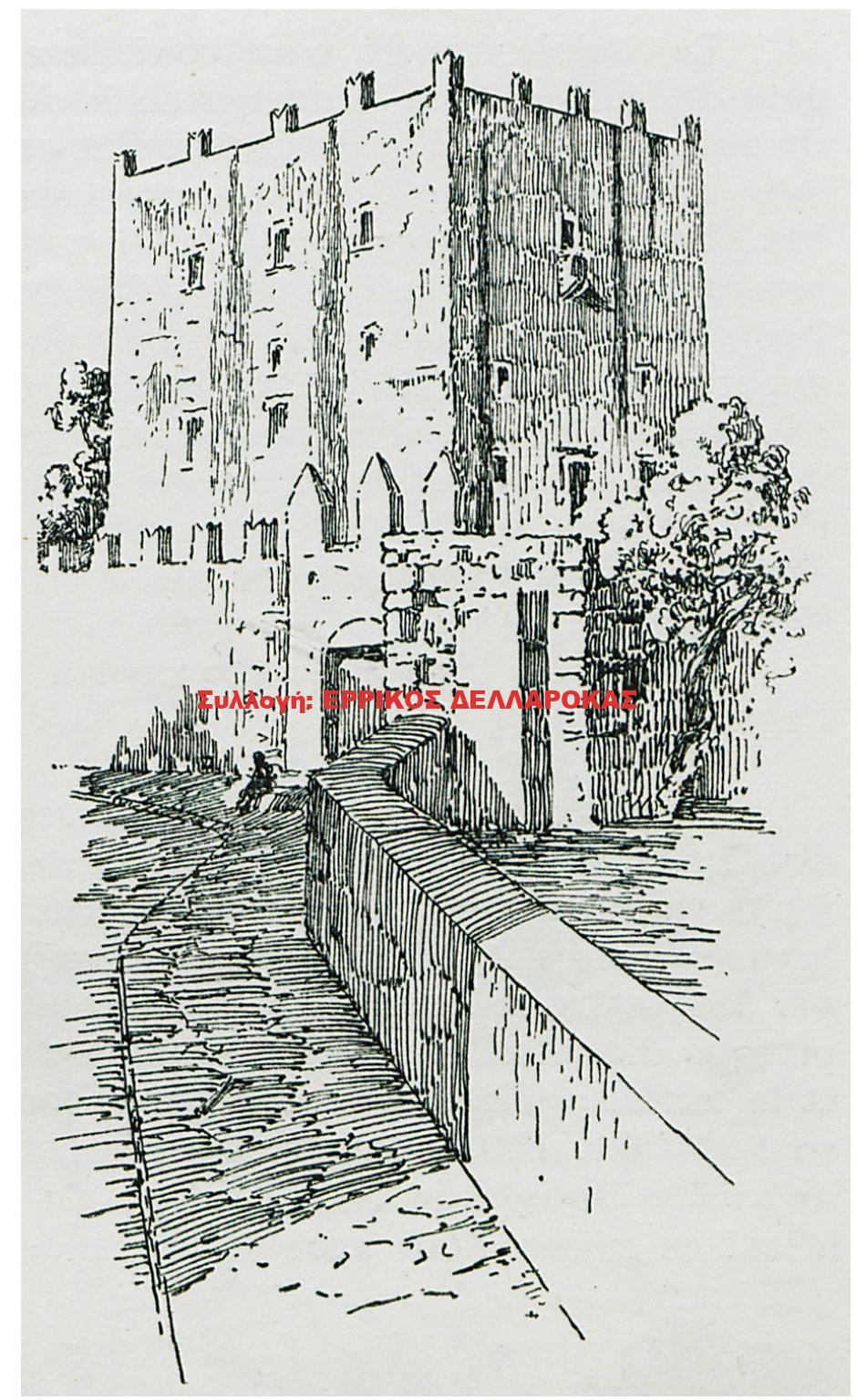 1935 Frangopoulou-Delarocca Tower at Chalki, Naxos