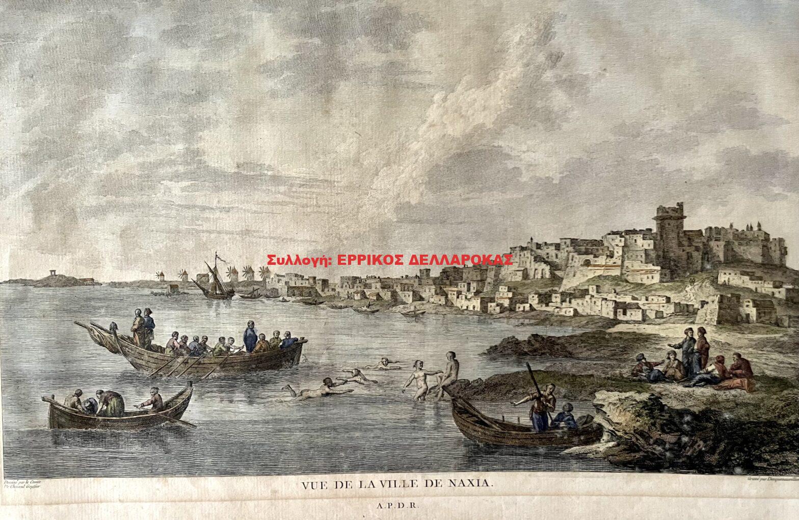 1782 VUE DE LA VILLE DE NAXIA