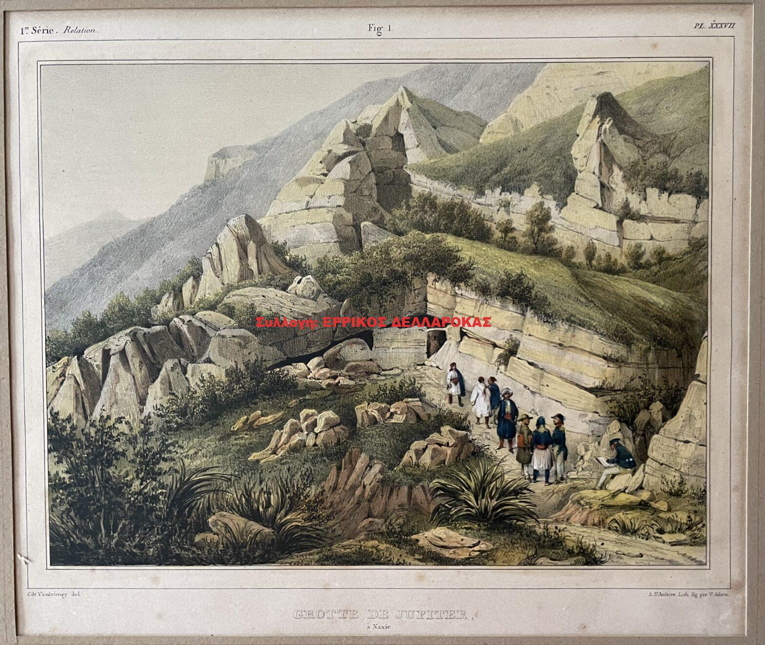 1850 GROTTE de JUPITER a NAXIE