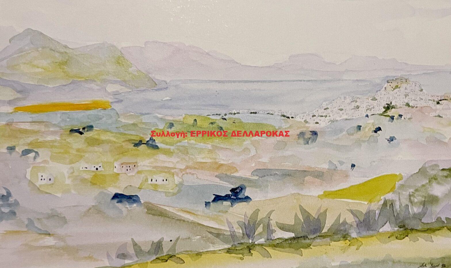 1992 Αποψη χώρας απο Αγγίδια