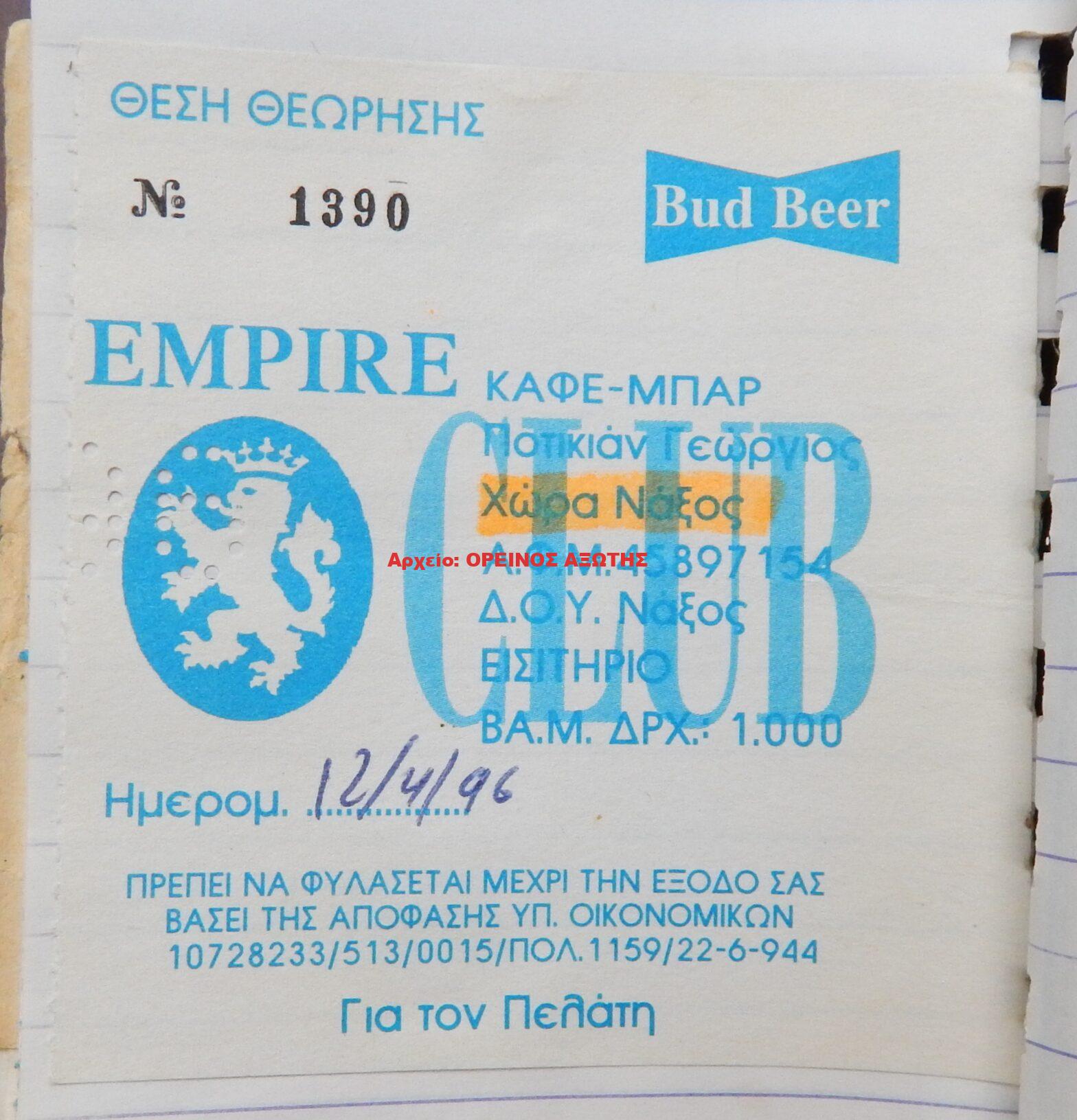 1996 Χώρα