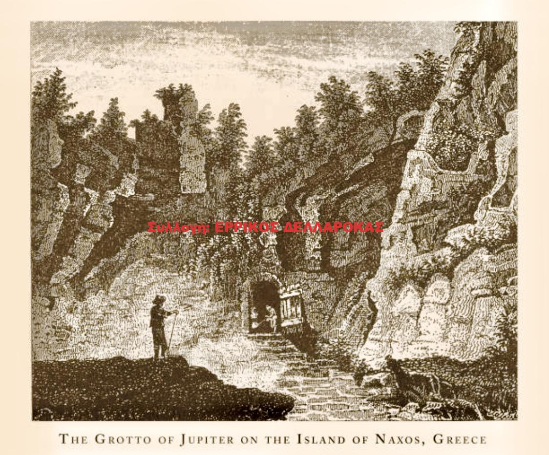 1851 THE GROTTO OF JUPITER IN THE ISLAND OF NAXOS