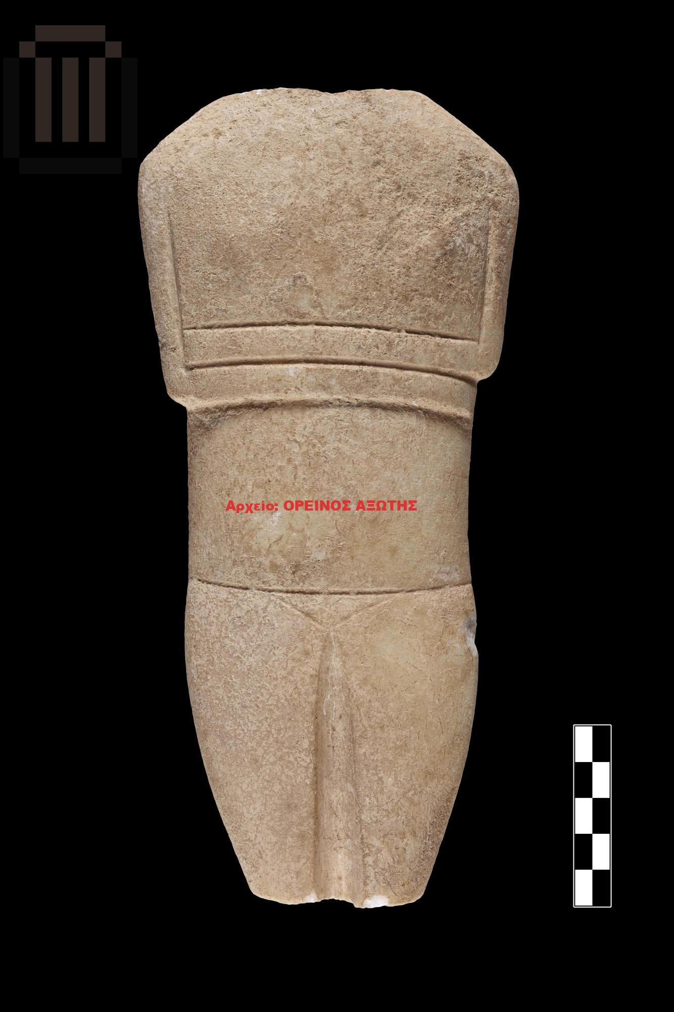 Μαρμάρινο κυκλαδικό ειδώλιο γυναικείας μορφής