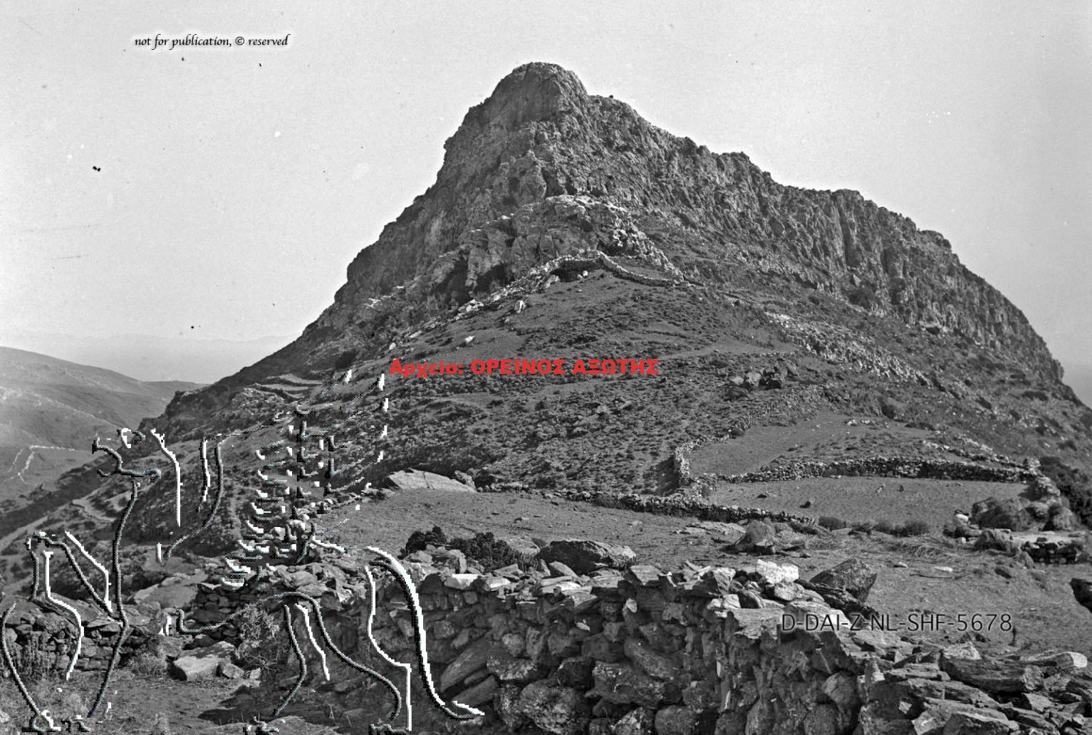 1890 το βουνό Καλόγερος στον Απόλλωνα