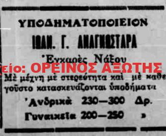 1933 ΙΩΑΝ.Γ. ΑΝΑΓΝΩΣΤΑΡΑ